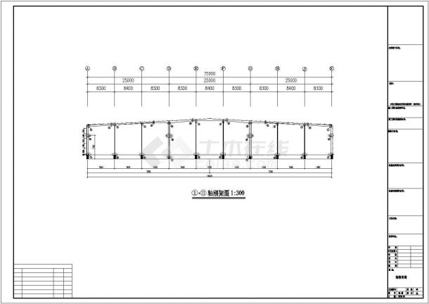 艺新圆柱工程CAD建筑平面设计图-图一