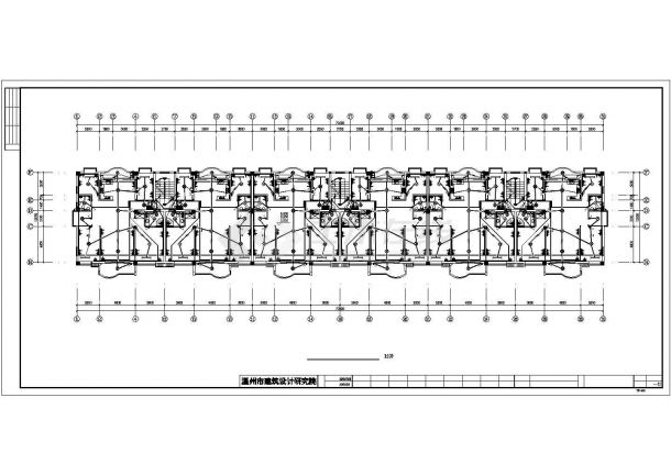 杭州小区多层住宅楼电气建筑施工设计方案图-图二