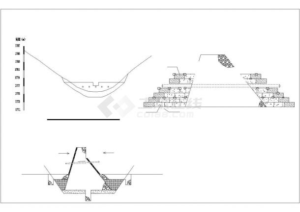 水保谷坊水利设计CAD图-图二