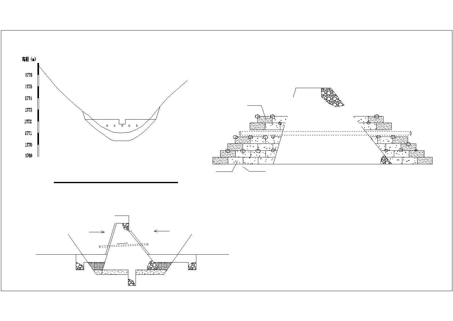 水保谷坊水利设计CAD图