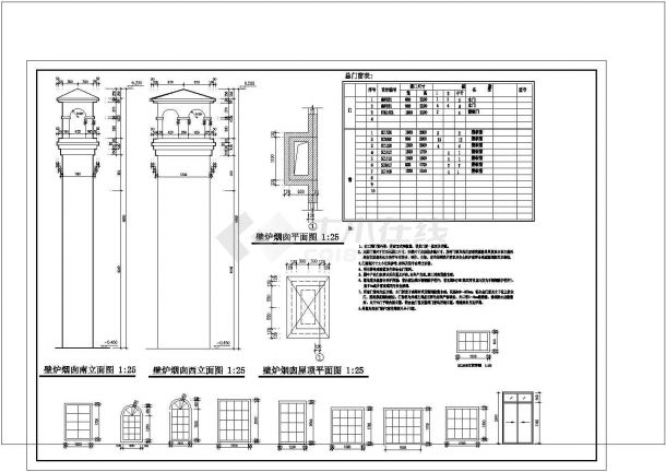 2层415.1平米欧式别墅cad图纸设计-图二
