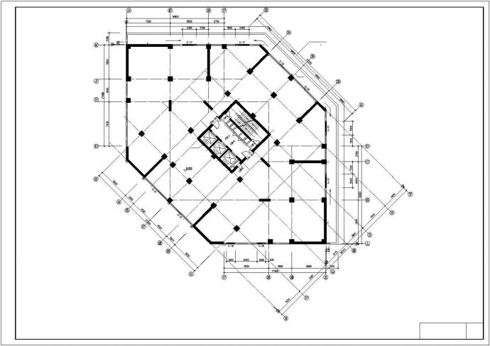 东方神韵高层住宅建筑设计CAD图纸 内含节点大样及说明_图1