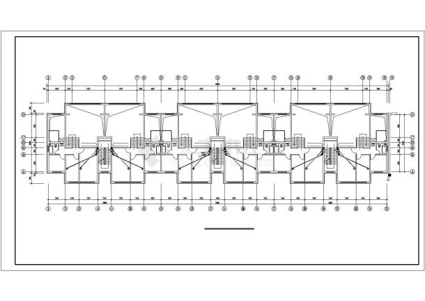 哈尔滨小区复式住宅楼电气建筑施工设计方案图-图一
