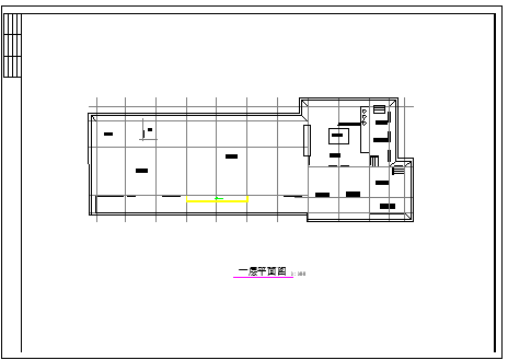 三层小学综合办公楼cad详细建筑图纸（平立剖面）-图二