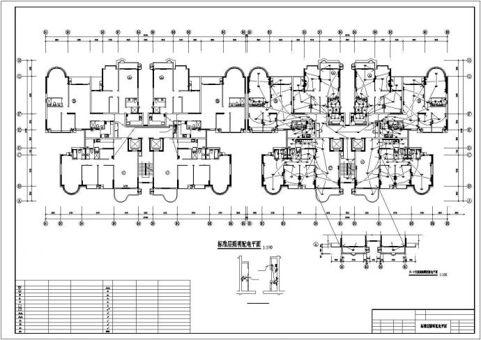苏州高层小区住宅楼电气建筑施工设计方案图_图1