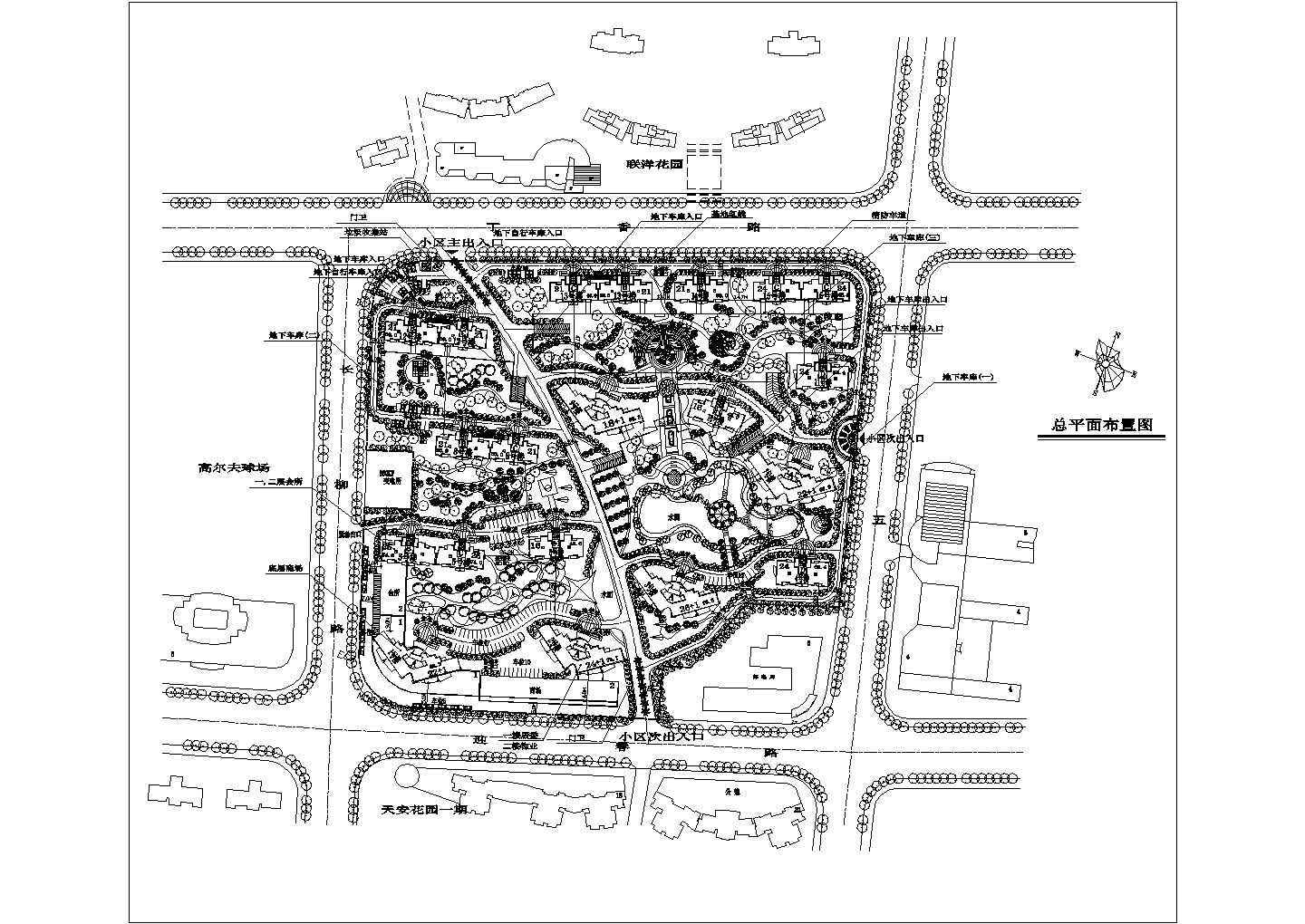 上海联洋花园规划设计方案图