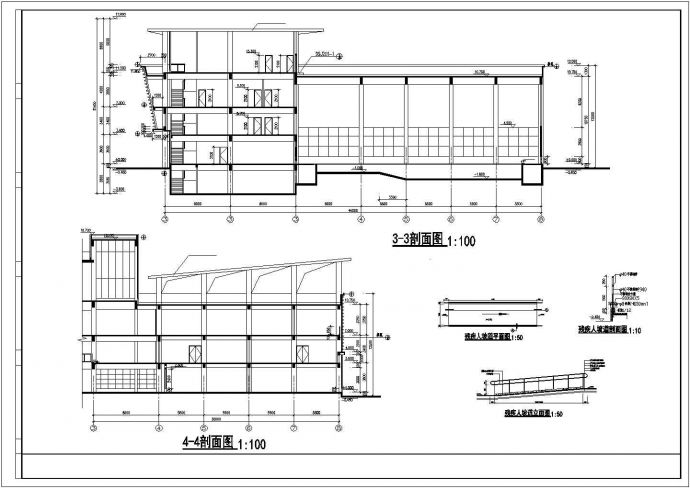 张家口市某高档商务娱乐会所全套建筑设计CAD图纸（含夹层和效果图）_图1