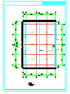 西安古建营业厅建筑cad施工全图-图二