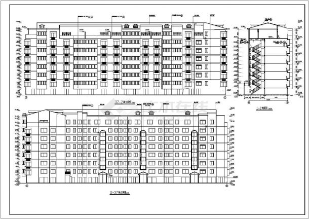 仁和小区全套建筑设计施工图-图一