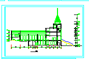 基督教会全套建筑设计施工CAD图纸-图二
