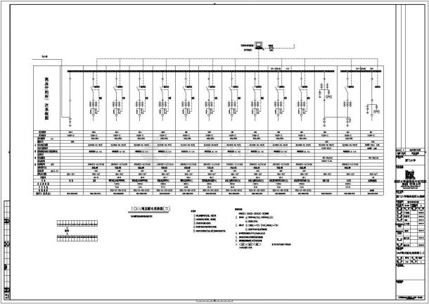 某69565.18㎡五层知名大学教学楼配电设计cad全套电气系统施工图纸（含设计说明，含弱电设计，含计算书）-图一