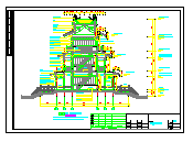 公园仿古建筑设计CAD施工图纸-图一