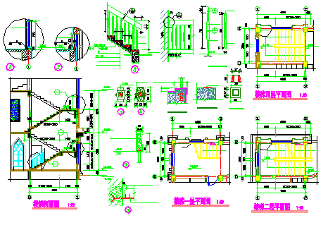 教堂建筑全套设计CAD施工图-图二