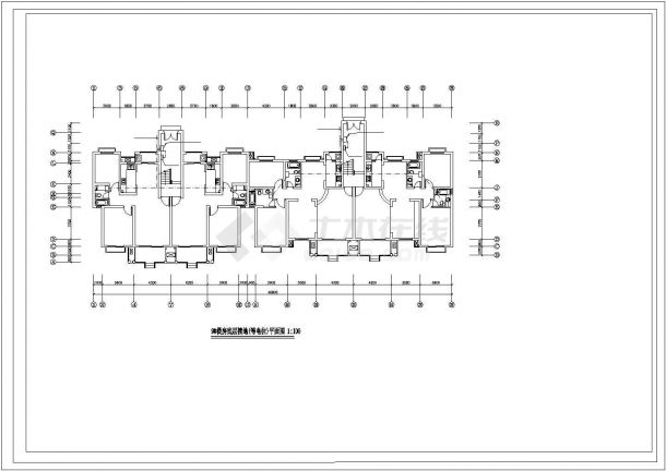 住宅单元楼电气设计CAD图纸-图二