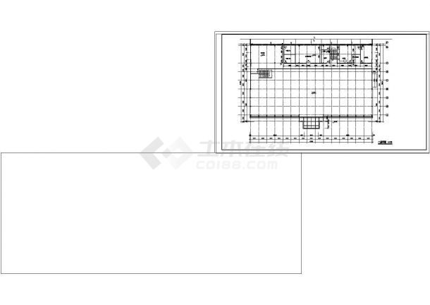 某汽车集团销售连锁店建筑设计CAD施工图-图二