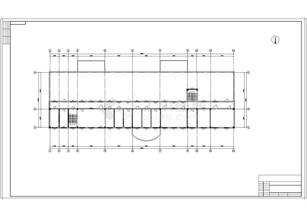 汽车配件展厅方案设计CAD施工图-图二