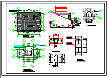 农村二层住宅建筑设计CAD图-图二