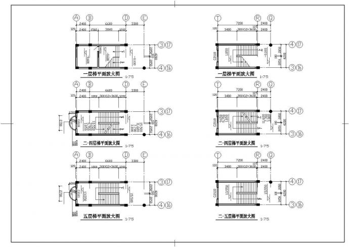 某中学全套建筑结构CAD施工图 内含总平面图设计_图1
