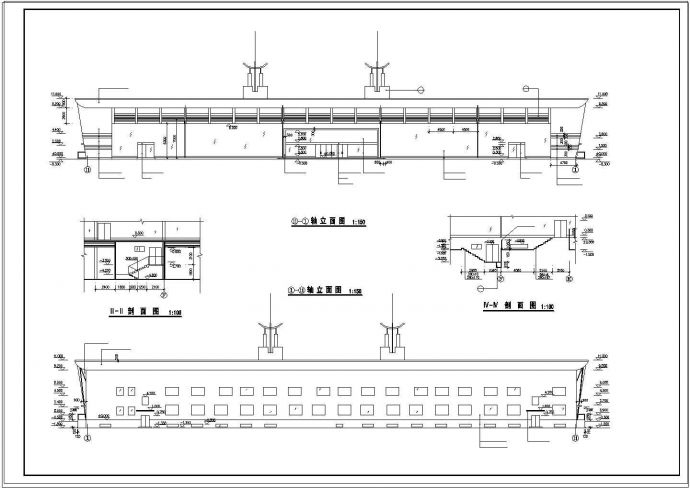 汽车展厅建筑设计CAD施工图_图1