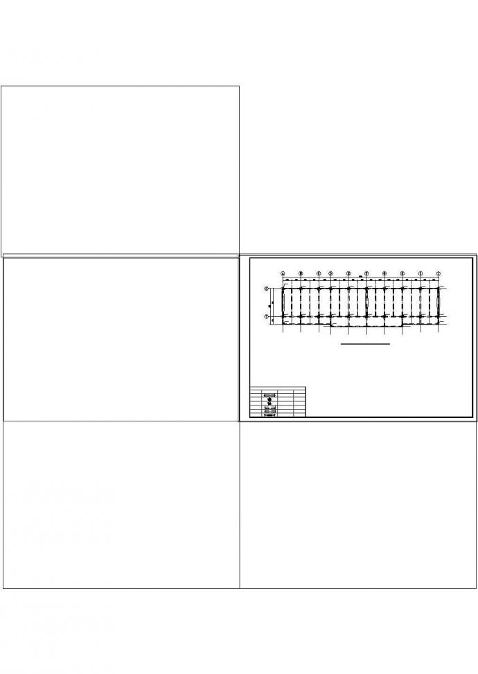[广东]地上三层框架结构教学楼结构加固cad施工图纸_图1