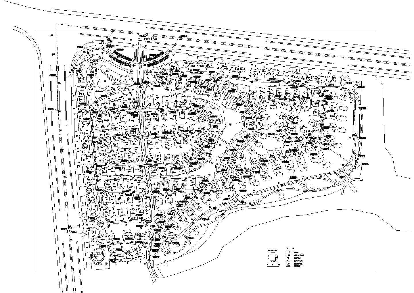 190063ha小区规划方案图