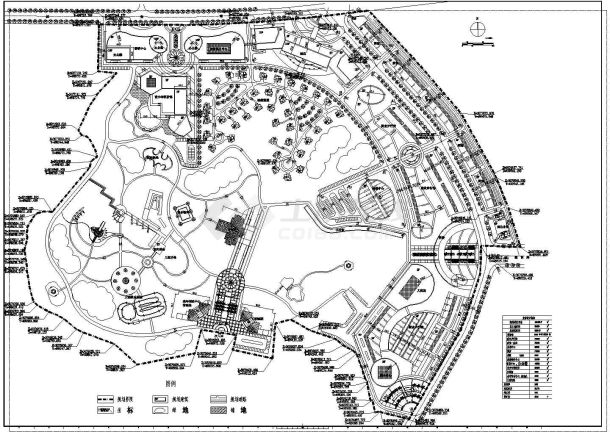 496456.7平米江西名园总规划CAD图-图一