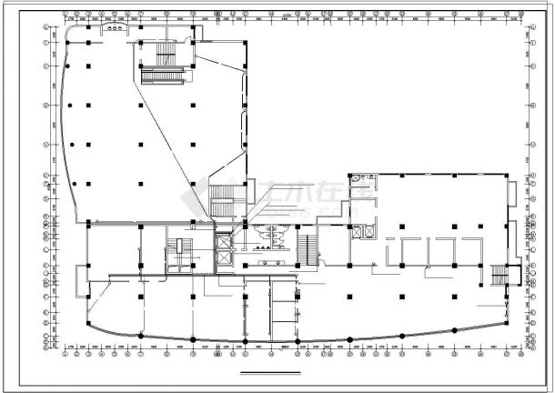 [施工图]社区八层大楼综合布线系统cad施工图纸-图一