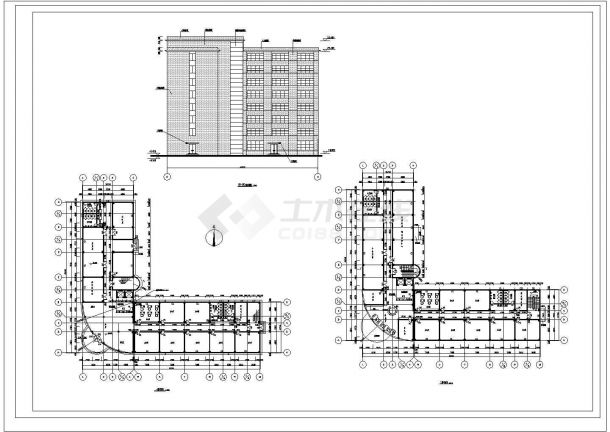 某8层10441.17平米框架办公楼毕业设计（计算书、建筑、结构图）-图二