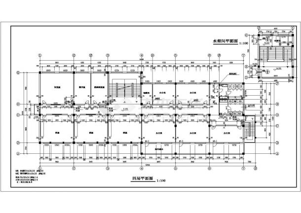 红旗小学教学楼建筑施工总平面设计CAD完整详细-图二