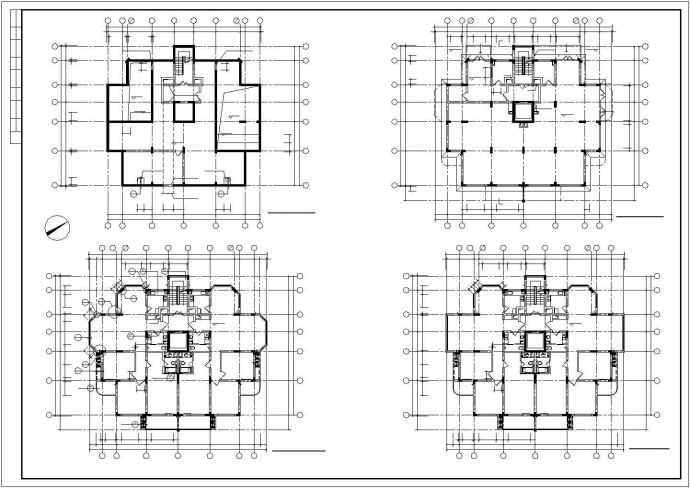 某住宅楼建筑CAD设计图纸_图1