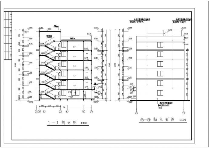 现代学生公寓CAD建筑设计施工图_图1