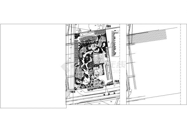 某水乡农业生态园平面CAD建筑规划图-图二
