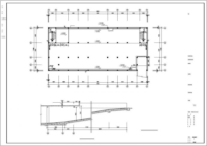 某会所设计施工图详细设计施工全套建筑平立面CAD图纸_图1