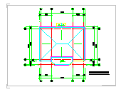 创业农庄L型别墅建筑CAD施工设计图纸