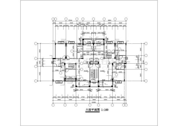 【7层】2000平米七层框架住宅施工组织设计及工程量清单（含建筑、结构图，平面图，网络图）-图二