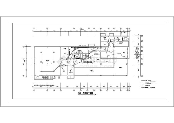 某1+8层医院设计cad电施图-图二