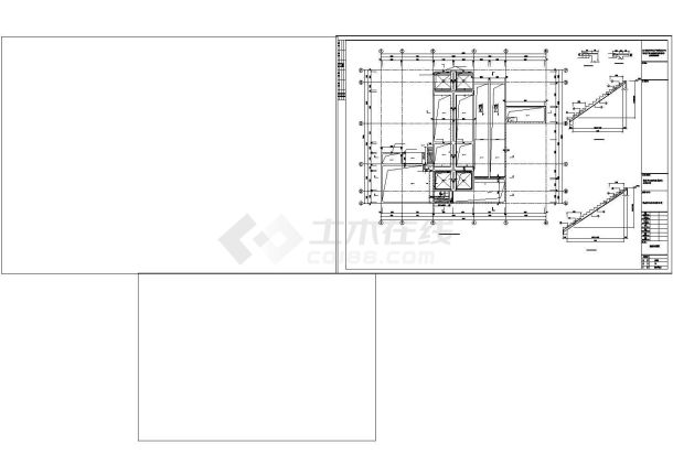 某玻璃清洗废水设计cad施工图-图二