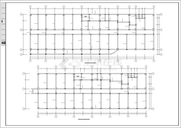 某房地产公司框架结构综合楼建筑设计施工CAD图纸-图一