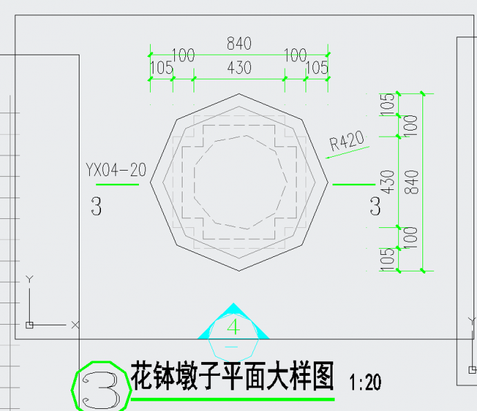 某地台阶平台同科汇丰国际一期CAD图纸_图1