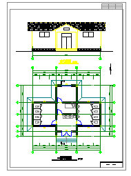 单层服务区公厕建筑结构施工图【建筑结构设计说明】