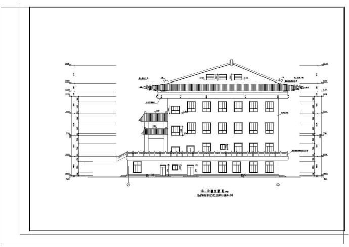 某地静音寺古建筑规划参考图_图1