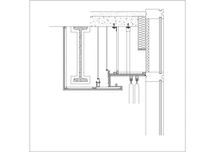 某窗帘盒样图CAD完整节点构造设计_图1