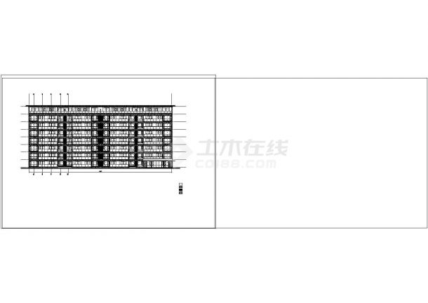 某地10层住宅楼建筑设计CAD施工详图-图一