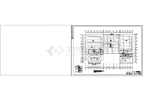 大众4S店电气和消防设计CAD施工图纸-图二