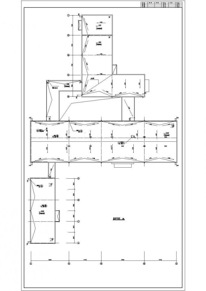 某三层敬老院方案CAD详细节点完整设计（各层平面，立面，剖面 ）_图1