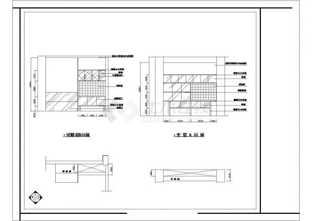 某酒店设计详细设计施工全套建筑平立面CAD图纸-图一
