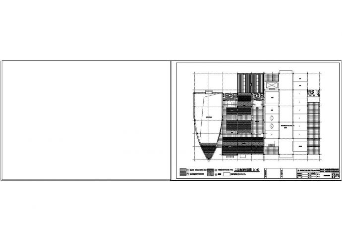 某地区别克4S店建筑设计CAD施工图_图1