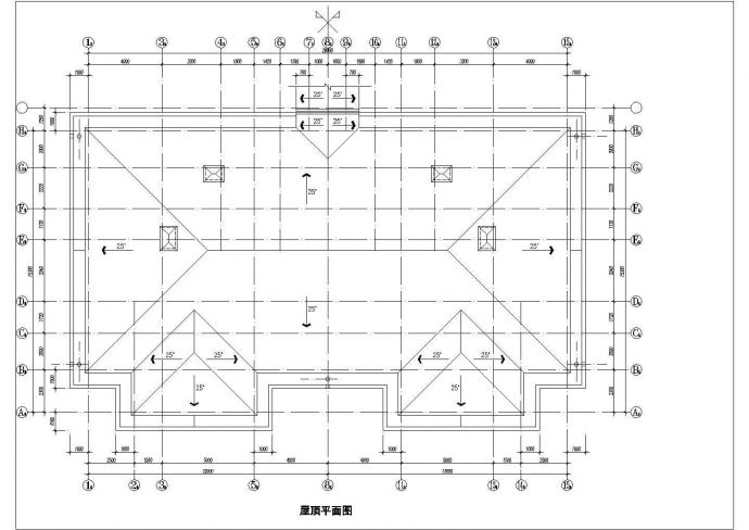 某酒店式公寓建筑施工图详细设计施工全套建筑平立面CAD图纸_图1