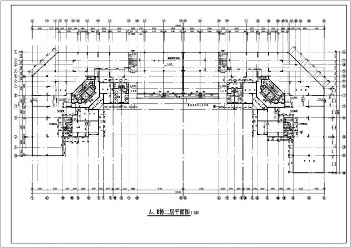 某高层住宅办公全套CAD大样节点完整施工综合楼图纸_图1