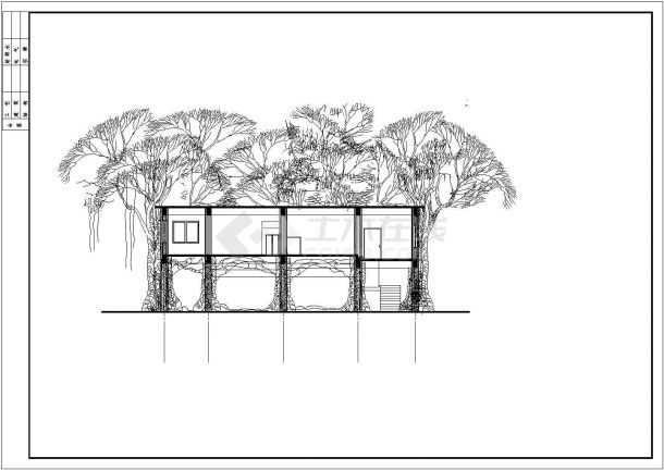 某童趣园树林房子CAD大样完整施工设计详图-图二